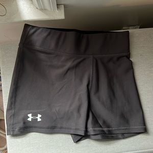 Under Armour grey spandex shorts Size: S